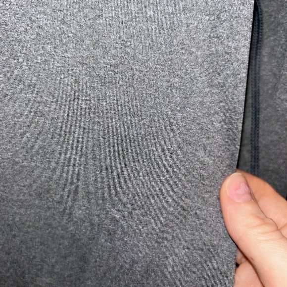 Nike Women's Long Sleeve Gray Tee - Picture 2 of 4